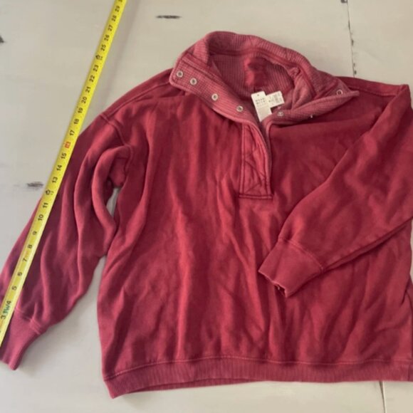 Aerie Getaway Quarter Snap Sweatshirt - Picture 4 of 5